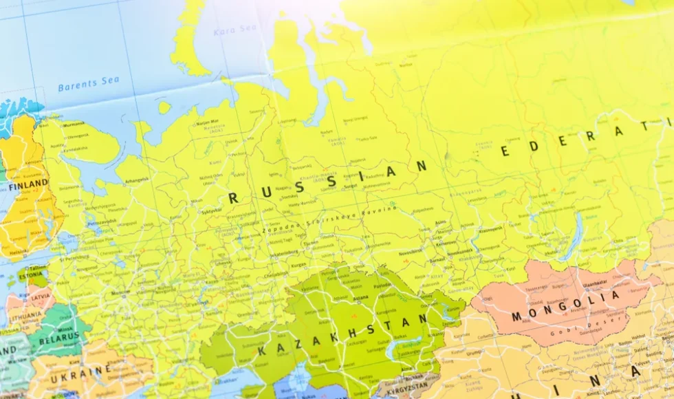 карта Российской Федерации