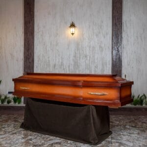 CASKET SECHSECKIG DUNKEL